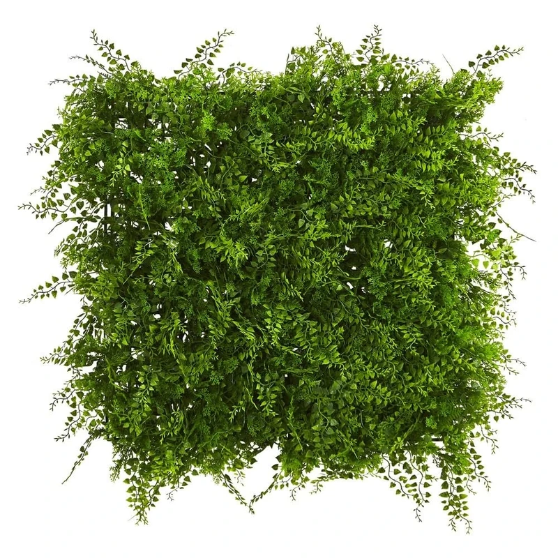 Nearly Natural 20in. x 20in. Lush Mediterranean Artificial Fern Wall Panel UV Resistant (Indoor/Outdoor)