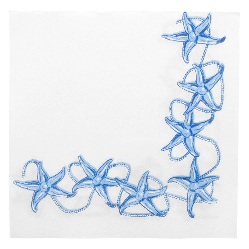 "Double Point" Napkins Ecolabel "Antibes" 18 Gsm 40X40 Cm White Tissue - 1200 Units