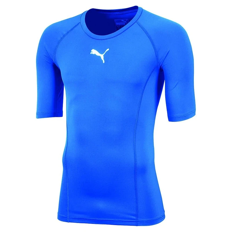 PUMA Men's LIGA Baselayer Tee SS Functional Underwear, Electric Blue Lemonade, S