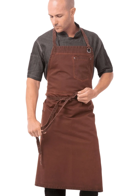 Chef Works Unisex's ABCAQ004RUS0 Work Utility Apron, Rust, One Size - Image 1