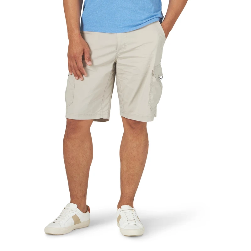 Lee Men's Extreme Motion Crossroad Cargo Short, Stone, 32