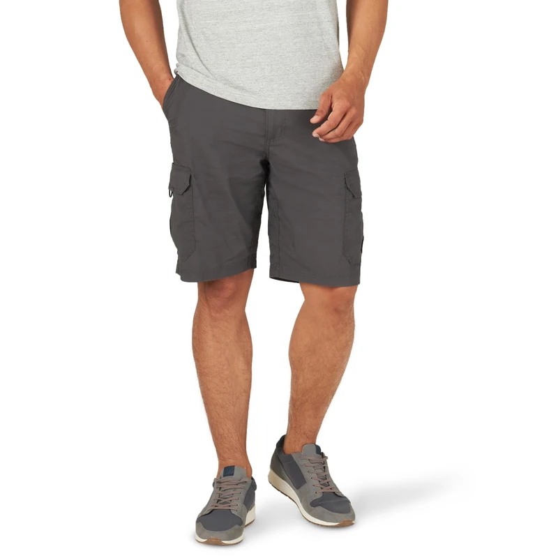 Lee Men's Extreme Motion Crossroad Cargo Short, Anthracite, 29