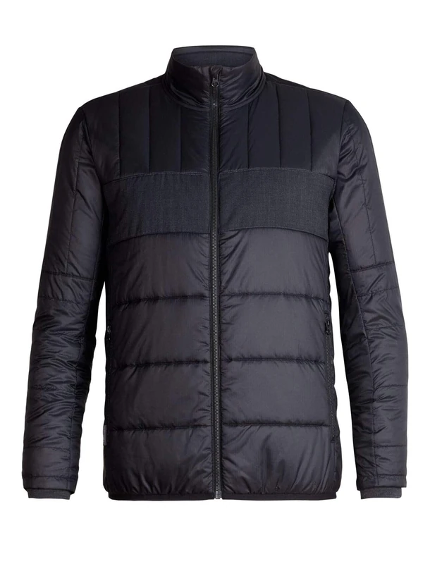 Icebreaker Men's Stratus X Jacket, Black/Jet Heather, S - Image 1