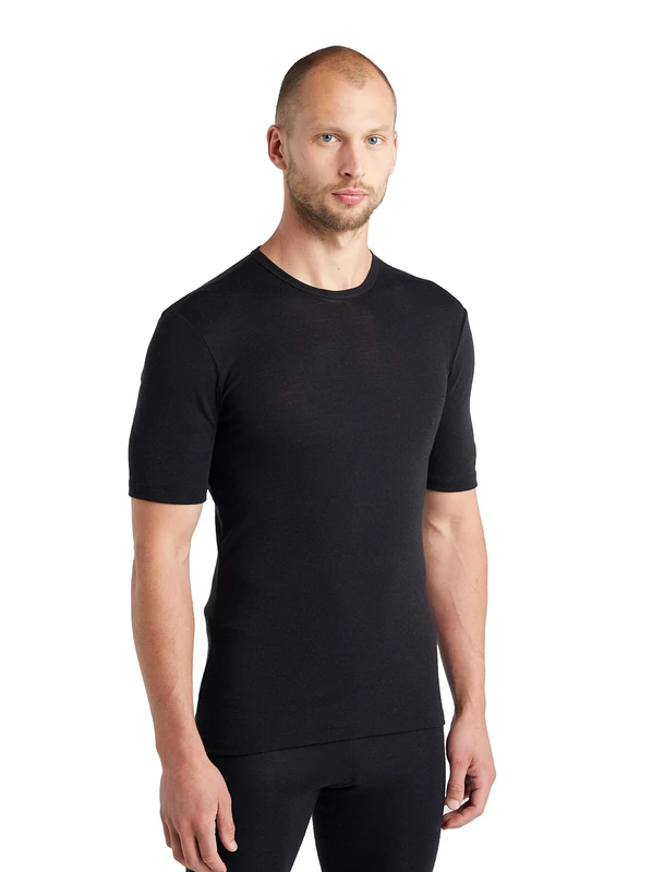 Icebreaker 175 Everyday LS Crewe T-shirt - Black, Small