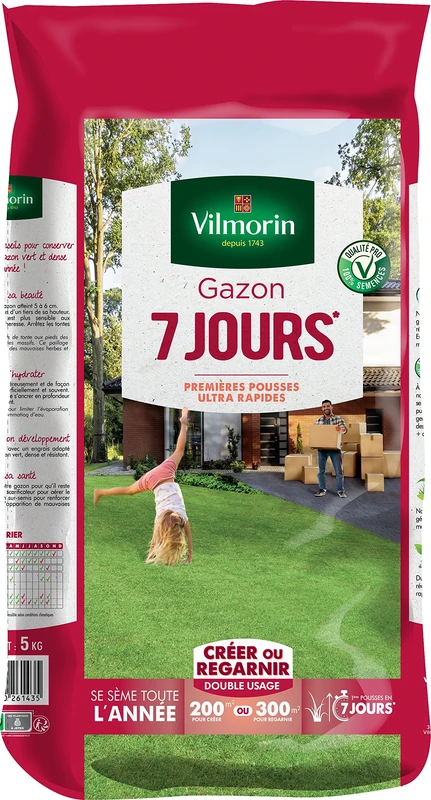 Vilmorin 4462416 Sports and Play Lawn 5 kg - Image 1
