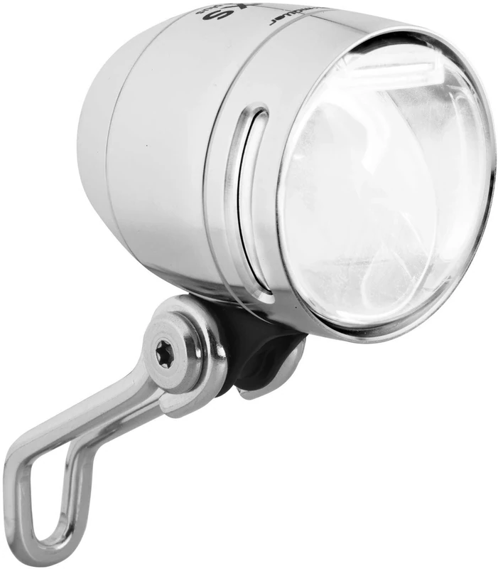 busch+müller Dynamo LED Headlight, Silver, One Size