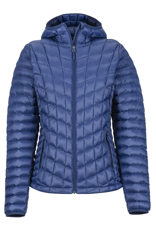 Marmot Wm's Featherless Hoody Insulated Jacket, Warm Outdoor Coat, Water Repellent Anorak, Windproof - Arctic Navy, X-Small