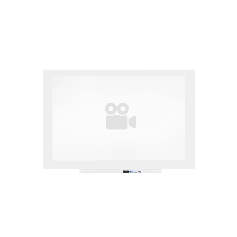 Rocada | White Magnetic Whiteboard | Frameless Whiteboard | Can be Used as a Video Projection Screen | 115x75 cm [Matte White]