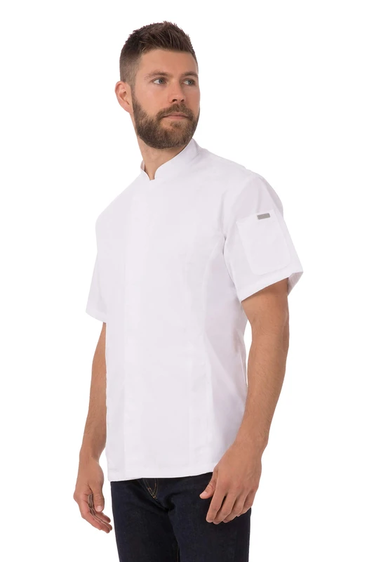 Chef Works Men's Ces02whtxl Chef's Jacket, White, XL