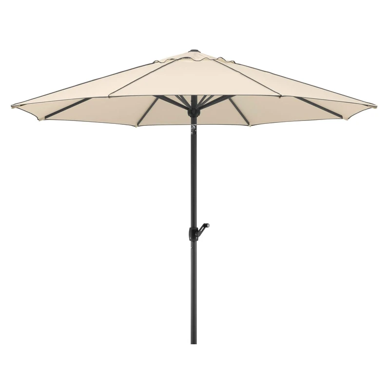 Schneider 684-02 Umbrella Adria approx 300 cm Ø, 8-Part, Round, Natural, 300 x 300 x 260 cm