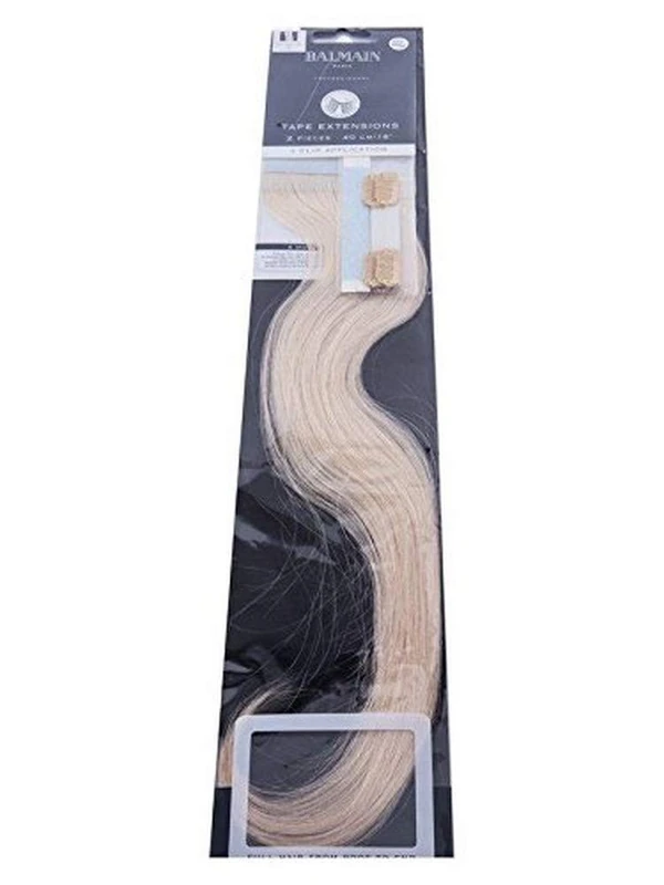 Balmain Tape Extension Human Hair 10 A Blond Ash 40 cm (Pack of 2)