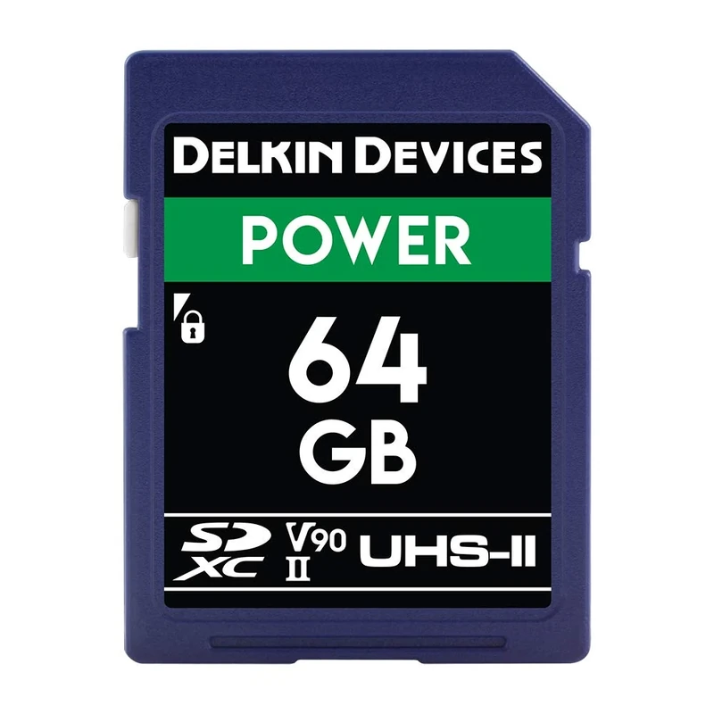 Delkin Devices 64GB POWER SDXC UHS-II (V90) Memory Card (DDSDG200064G)