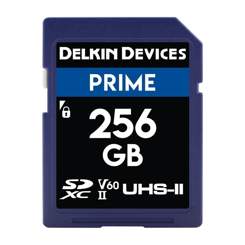 Delkin Devices 256 GB Prime SDXC UHS-II U3/V60 Memory Card