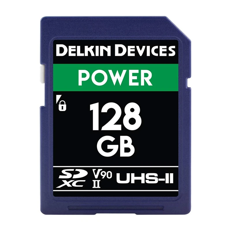 Delkin Devices 128GB POWER SDXC UHS-II (V90) Memory Card (DDSDG2000128)