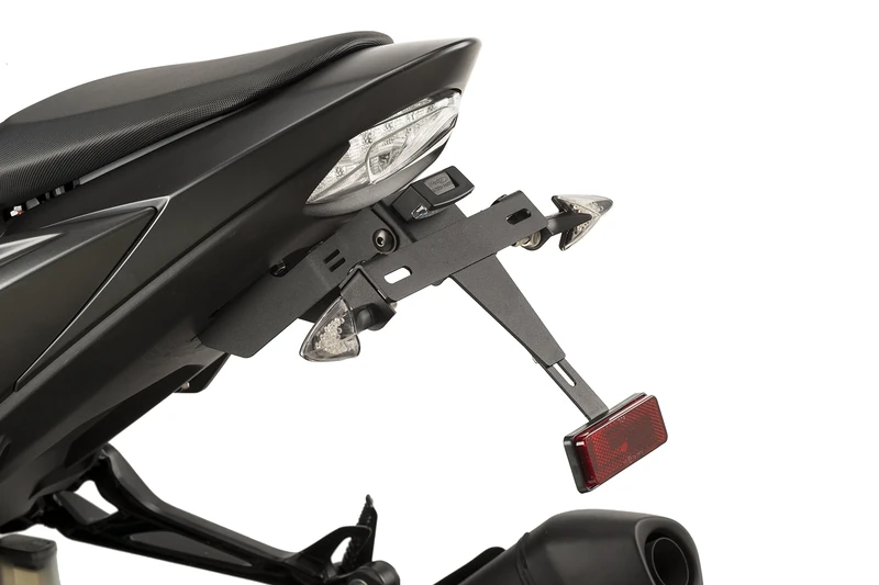 Puig 9422N License support Puig 9422N Black for Suzuki GSX-S750 17'-18', Suzuki GSX-S1000 15'-18', Suzuki GSX-S1000F 15'-18' , Black
