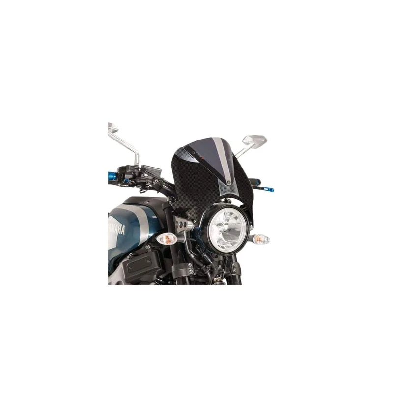 Puig Retrovision Semifairing Carbon Look 9561F for Yamaha Xsr700 16'-19', Yamaha Xsr700 Xtribute 19'