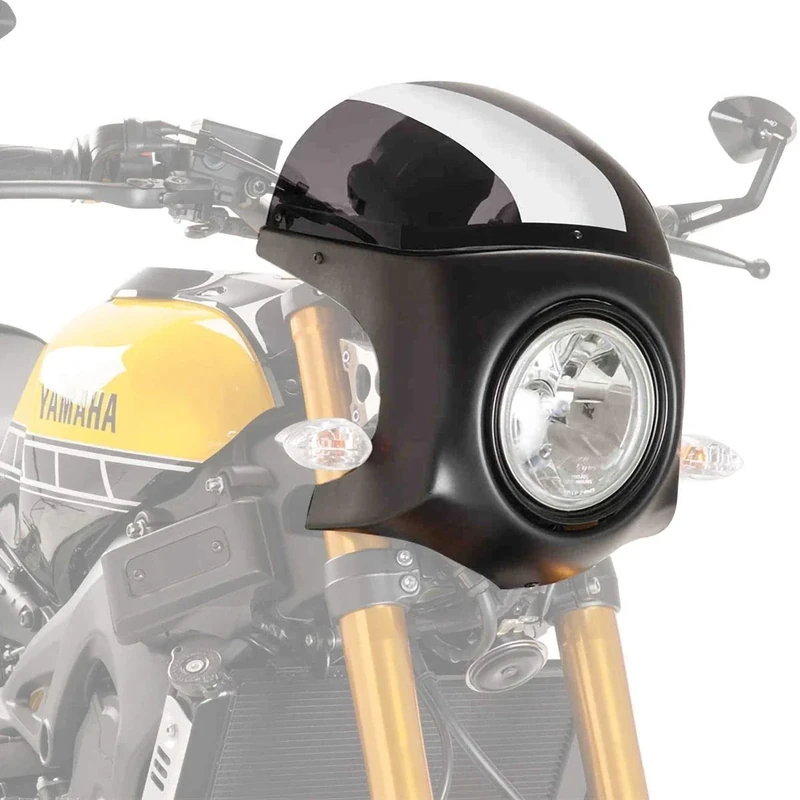Puig Retro Semi Fairing Matt Black 9554F