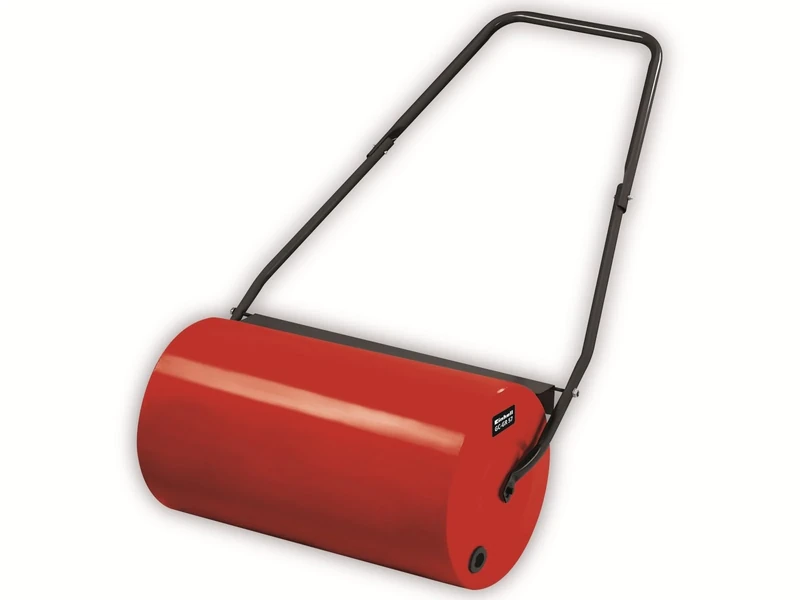 Einhell GC-GR 57 Garden Roller For Lawns - 57cm Wide, Heavy Duty Coated Metal 46L Drum, Sand or Water Filled Grass Roller - Lawn Roller For Smooth, Bump Free Grass