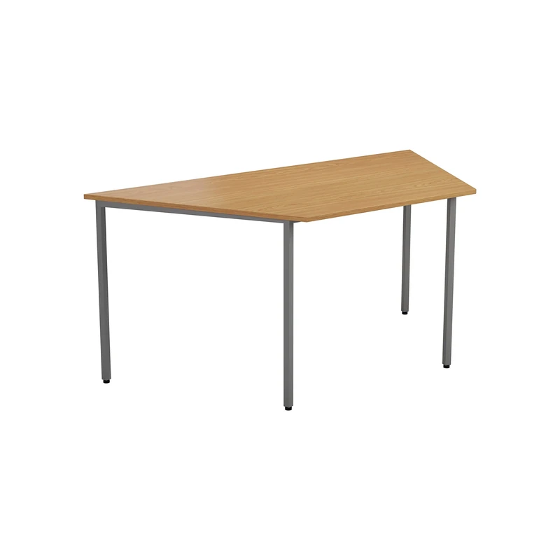 Office Hippo Office Table, Sturdy & Robust Computer Table, Stylish Work Table For Home Office, Ideal Desk Table For Any Work Space, Height Adjustable Feet, 5 Year Guarantee, Oak, 160 x 80 x 73 cm
