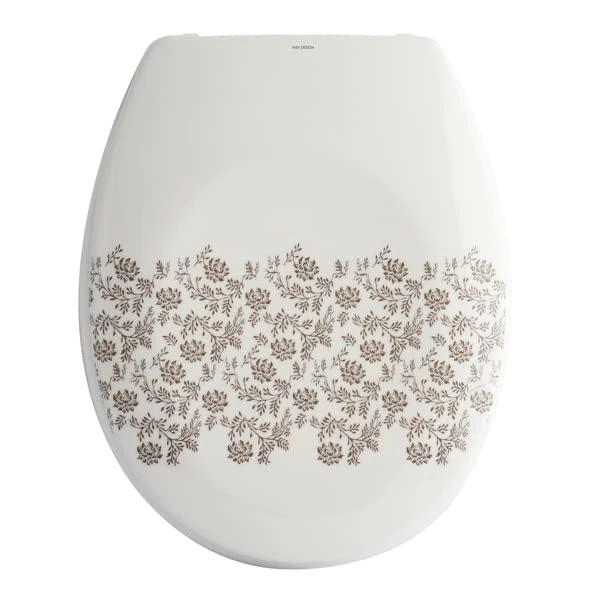 MSV WC seat Duroplast SoftClose Ikebana brown