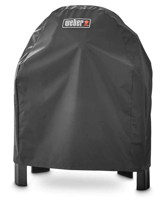 Weber Premium Grill Cover for PULSE 1000 with Stand, Breathable UV & Water Resistant, Protection for Wind & Weather, with Velcro Fastening - Black (7185)