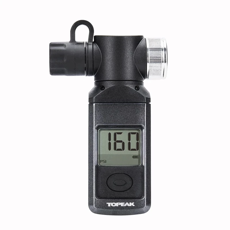 Topeak Shuttle Digital Tyre Pressure Gauge, Black