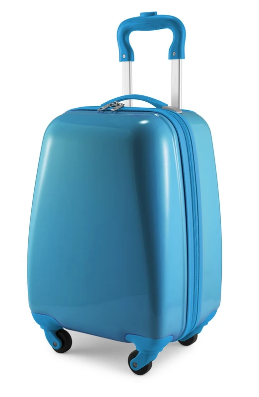 Hauptstadtkoffer for Kids - Hand Luggage Carry on Luggage Hardside Hard Shell Suitcase, Kids Luggage, Cyan Blue - Image 1