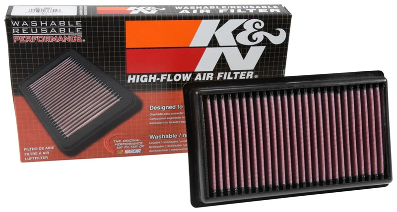 K&N Engine Air Filter: High Performance, Premium, Washable, Replacement Filter: Compatible with 2017-2019 KIA/ HYUNDAI (Rio IV, Stonic, Solaris, Rio X Line), 33-3081
