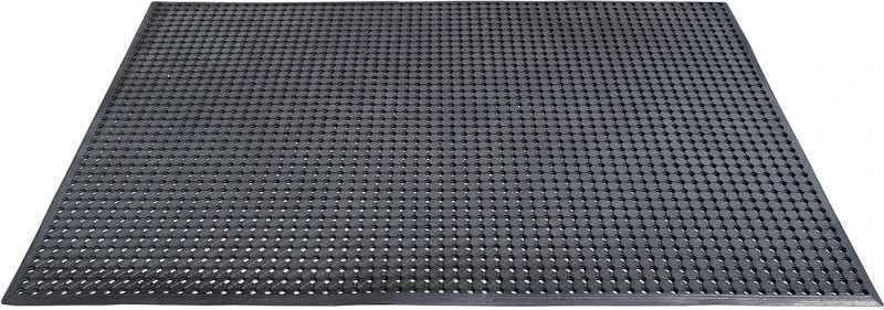 ID Mat Rug, Black, 90x150x1 cm - Image 1