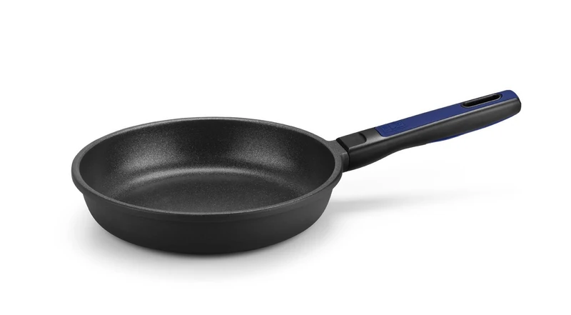 Bra Advanced – Frying Pan, Cast Aluminium with Non-Stick PFOA-free chemours Super Reinforced, Teflon Profile superior performance and High Resistance, Suitable for Induction modern 28 cm Black