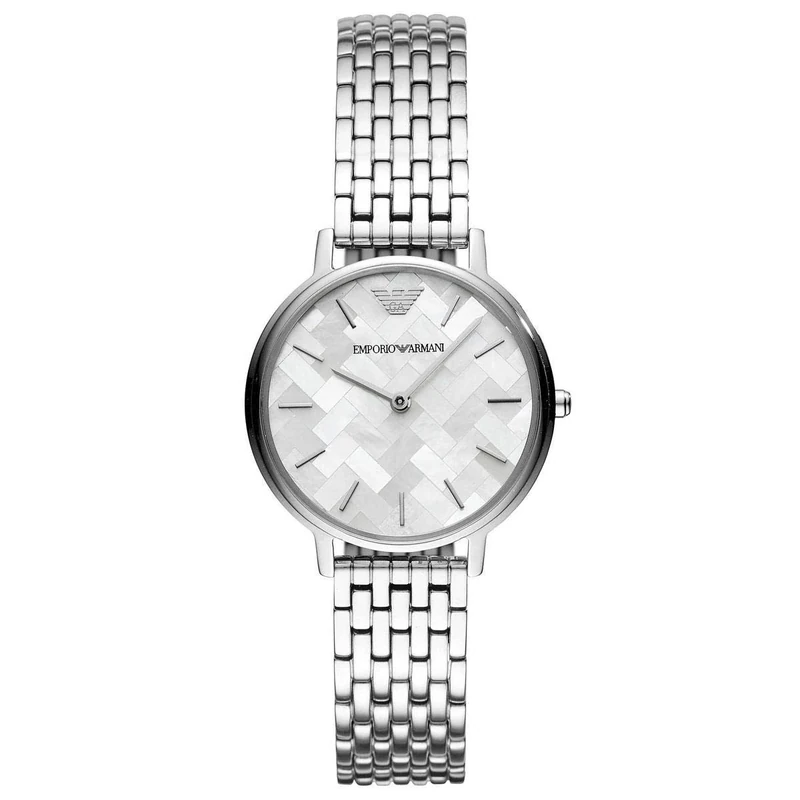Emporio Armani Watch for Women, Two Hand Movement, 32 mm na Stainless Steel Case with a Stainless Steel Strap, AR11112