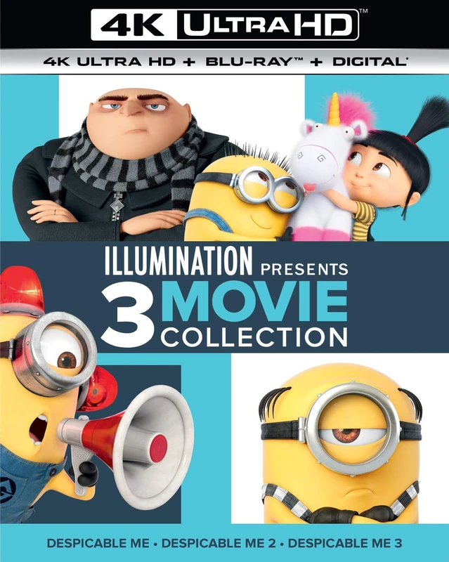 Illumination Presents: 3-Movie Collection (Despicable Me / Despicable Me 2 / Despicable Me 3) [Blu-ray]