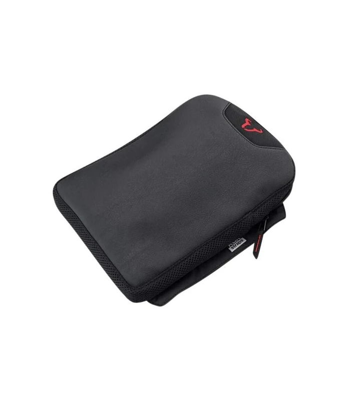 Traveller Pillion Cushion SW-MOTECH Black. 22 x 30 cm. With Polyurethane Air Cushion