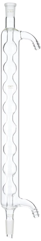 Witeg 1 725 300 Allihn Cooler, Borosilicate Glass, Clear Glass