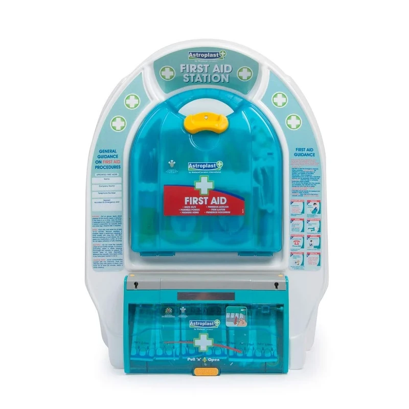 Astroplast First Aid Station Washproof and Fabric Plaster Dispenser for Twenty Person