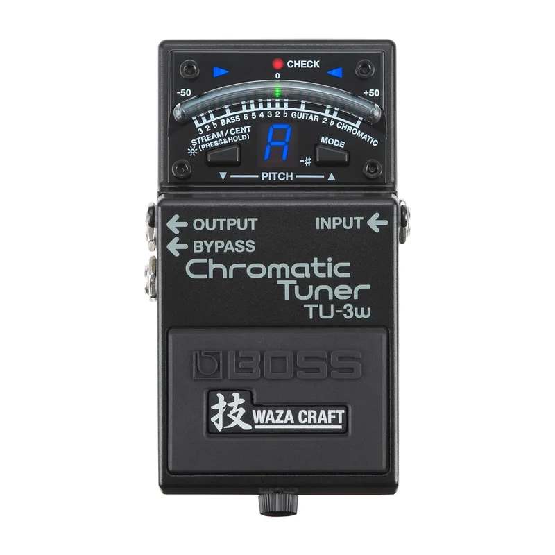 BOSS TU-3W Chromatic Floor Tuner with Waza Innovation and Craftsmanship | Rock-Solid Pedalboard Tuning for Guitar and Bass | Redesigned Circuitry with Selectable Buffered or True-Bypass Operation