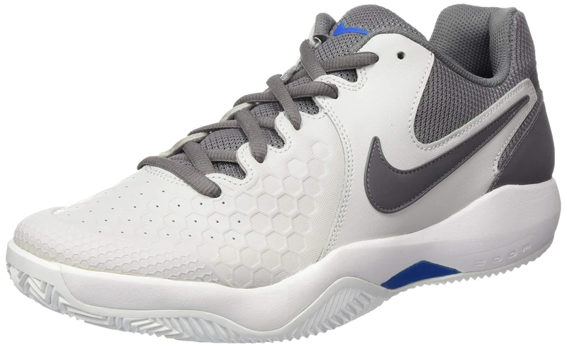 Nike Tennisschuh Air Zoom Resistance, Men's Tennis Shoes Tennis Shoes, Grey (Vast Grey/Gunsmoke-B 044), 11 UK (46 EU)