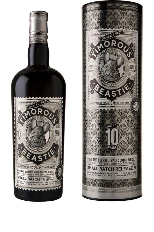 Timorous Beastie 10 Year Old Malt Whisky, 46.8%, 70cl