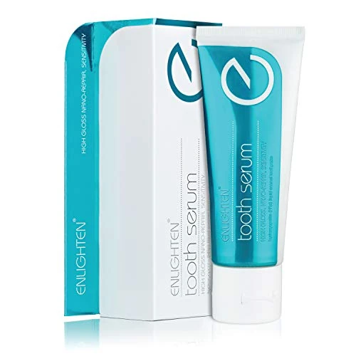 ENLIGHTEN Tooth Serum Whitening Toothpaste for Sensitive Teeth - Protects, Repairs and Restores Enamel and Whiteness (75ml)