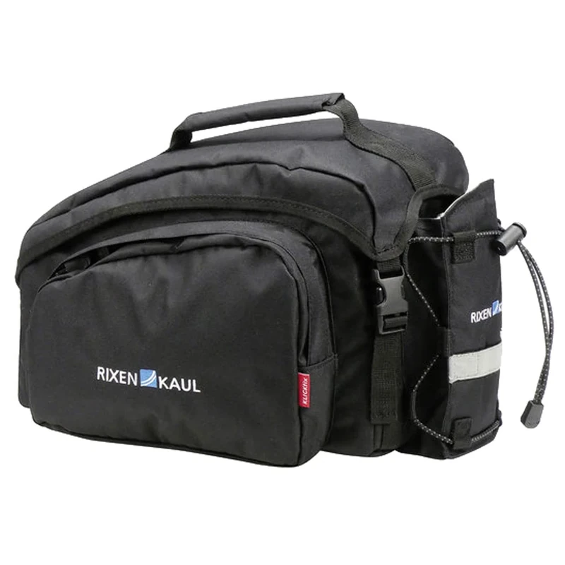 KlickFix Unisex Adult Rackpack 1 Pannier Rack Bag, Black, Dimensions: 28 x 22 x 35 cm