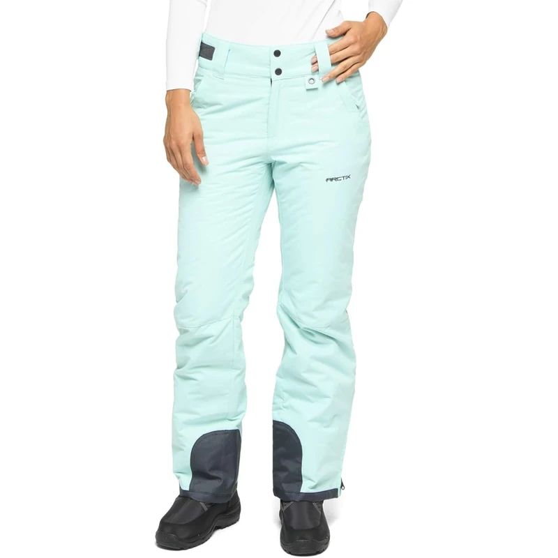 ARCTIX Women's Insulated Snow Pants, Island Azure, Large/31 Inseam