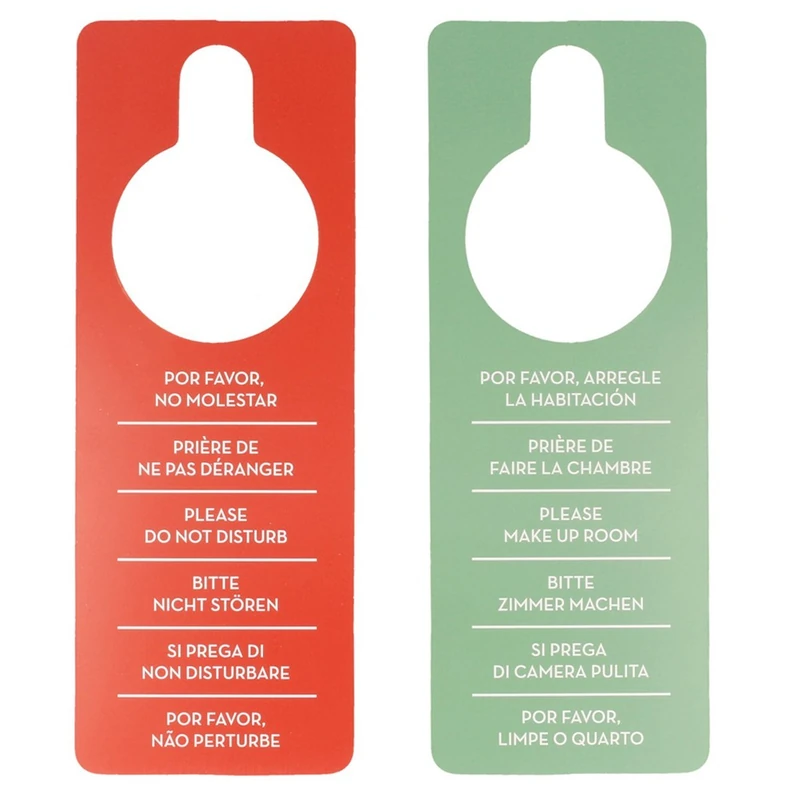 Pou 198.59 Signs 350 g/m2 8 x 28 cm Red (Pack of 1000)