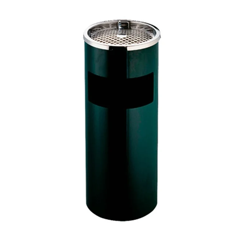 García Pou Acer 159.68 Bucket Cylindrical Ashtray Diameter 25 x 61 cm Black