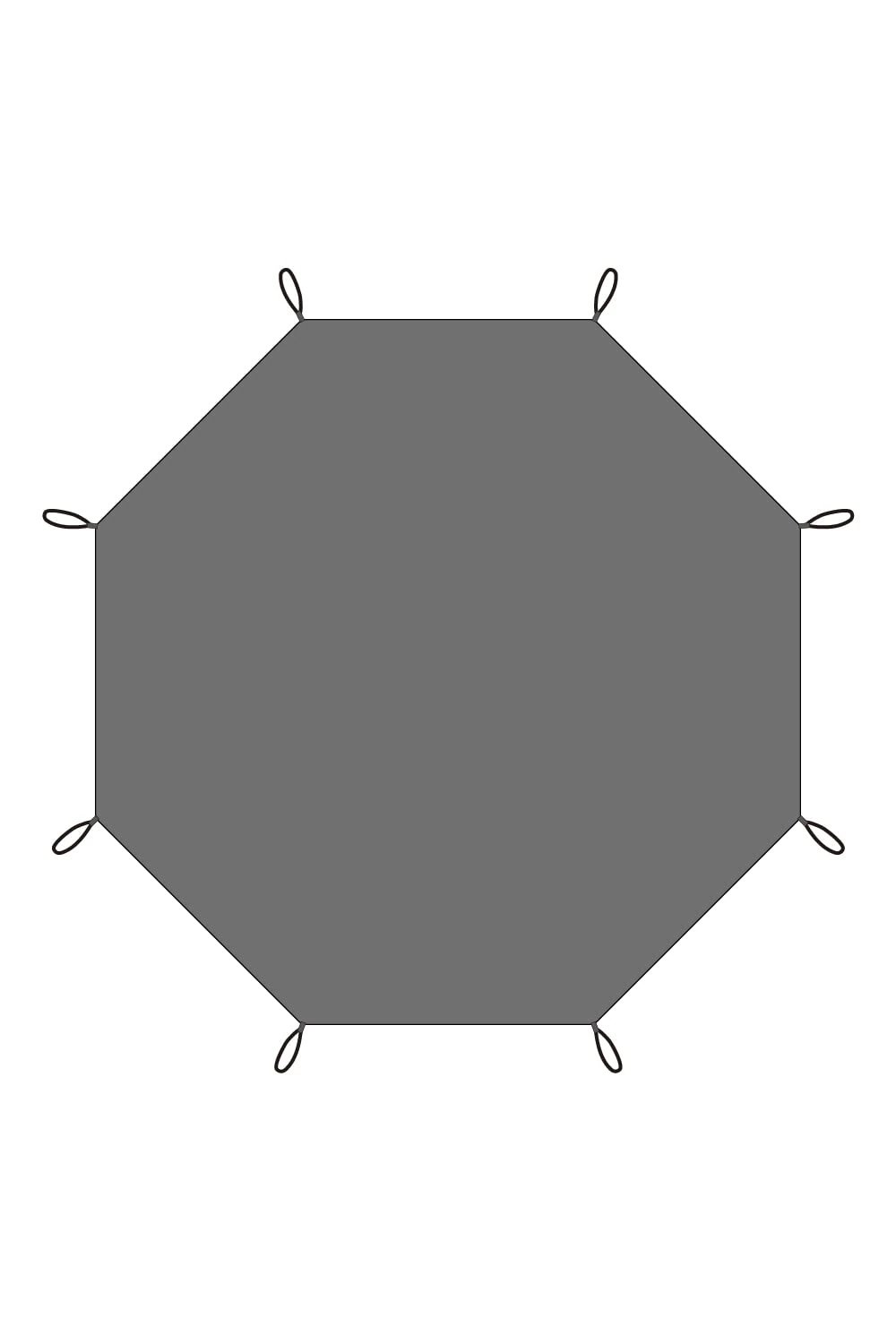 UJack 450 Ground Sheet Tent Sheet for One Pole