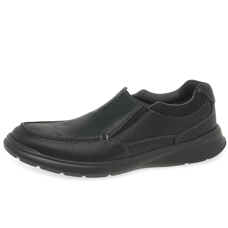 Clarks Men's 261315937 Loafer, Black Oily Lea, 7 UK