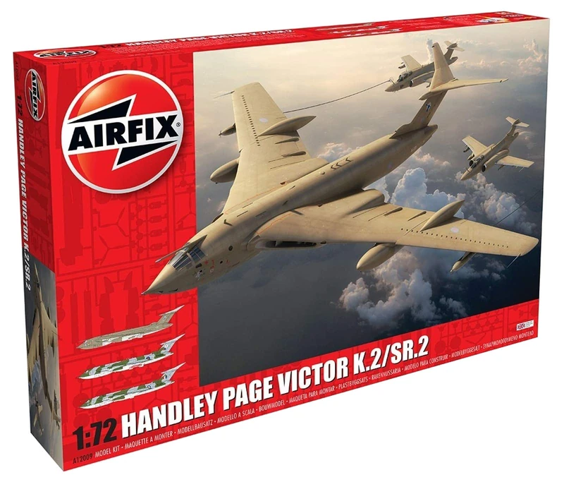 Airfix Standard Model Set - A12009 Handley Page Victor K.2/SR.2 Model Building Kit - Plastic Aircraft Kits for Adults & Children 8+, Includes 258 Pieces - 1:72 Scale
