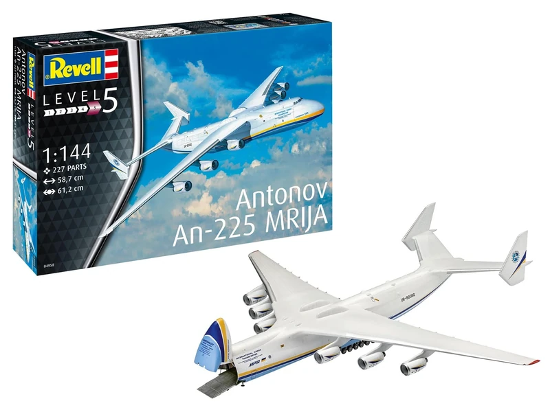 Revell 04958 Antonov An-225 Mrija 1:144 Scale Unbuilt/Unpainted Plastic Model Kit