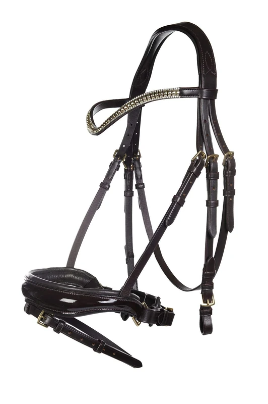 HKM 1180 Vanja Bridle without Bit Decorative Headband Pony Cob Full