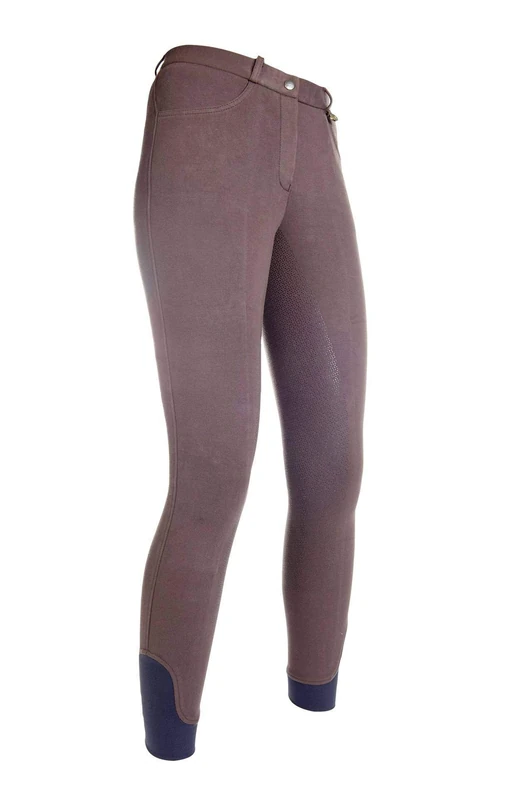 Hkm Kate Unisex Jodhpurs Silicone Full Seat 2400, Unisex_Adult, Trouser, 4057052271021, 2400 Brown, 46 (EU)