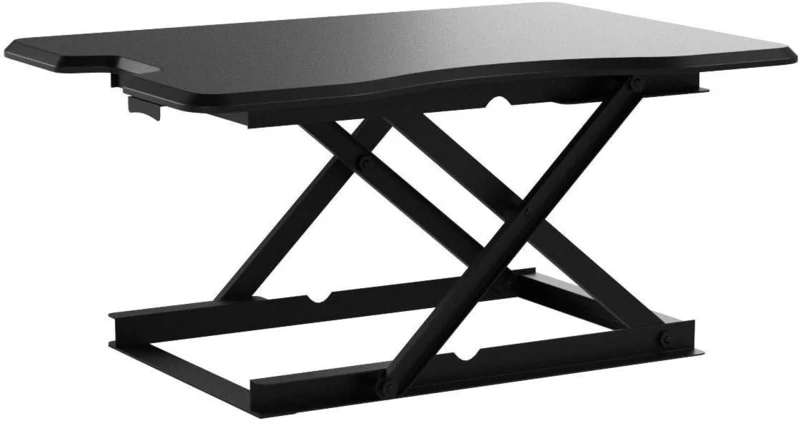 Zinus Tina Adjustable Standing Desk Converter | Desktop Workstation | Designed for Optimum Ergonomic Usage in Seated and Standing Positions | No Assembly Required - Image 1